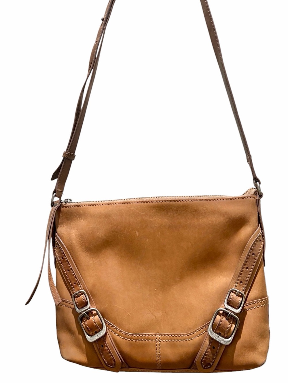 Frye Veronica Genuine Leather
Crossbody Bag - Shoulder Bag Cognac Brown